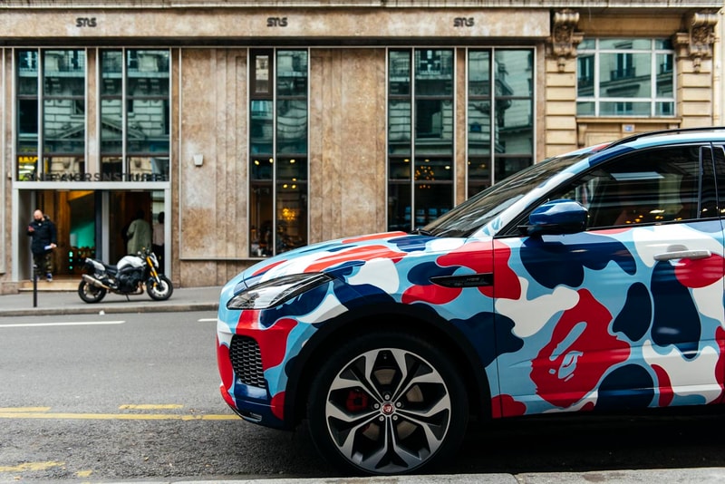 BAPE Car Voiture Jaguar Paris France Camouflage