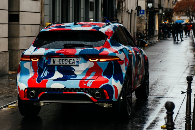 BAPE Car Voiture Jaguar Paris France Camouflage