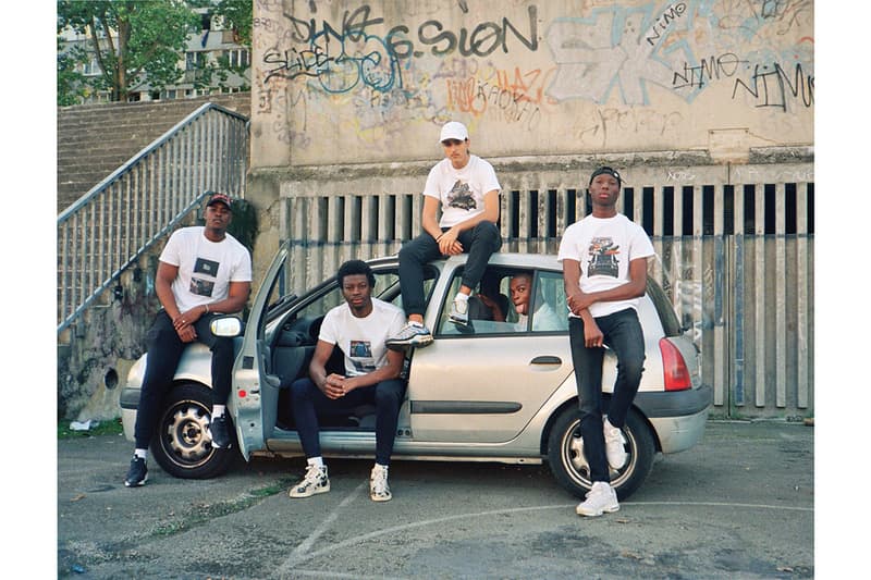 BSHP NST Bishop Nast T-shirts Blancs Voiture