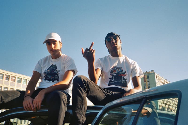 BSHP NST Bishop Nast T-shirts Blancs Voiture