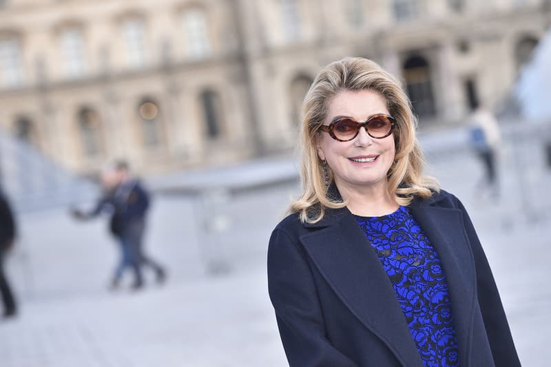 Catherine Deneuve Louvre Fashion Week