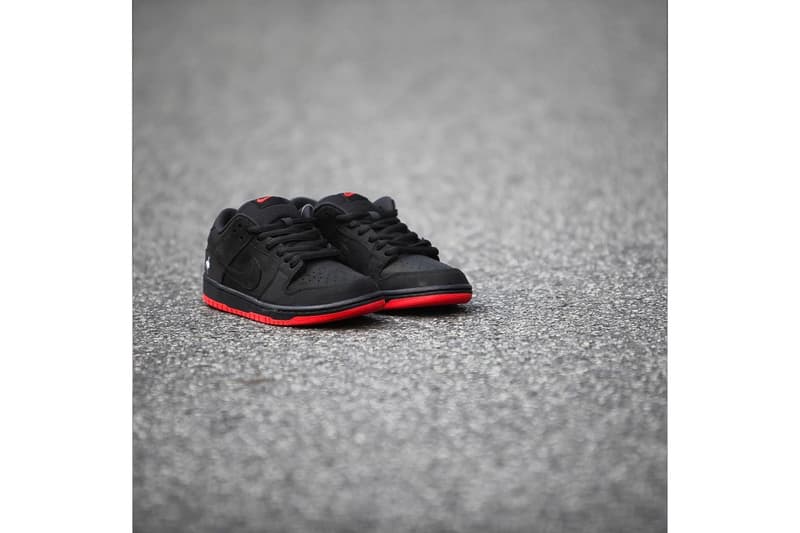 Nike SB Dunk Low Black Pigeon Rouge Jeff Staple