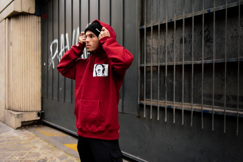Supreme Akira Hoodie Noir Sortie Paris Paul Mougeot HYPEBEAST France