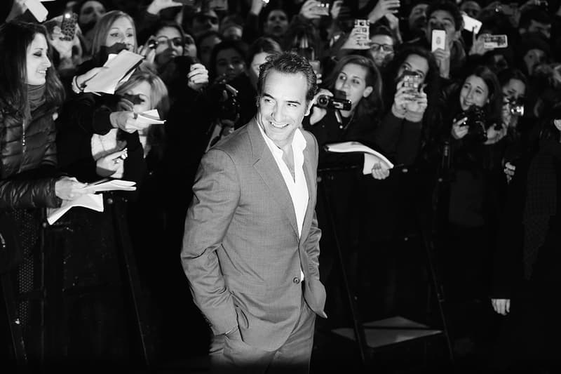 Jean Dujardin Tapis Rouge Avant-Première Monuments Men Milan