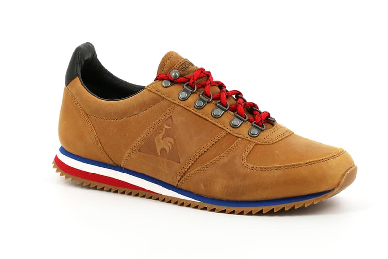 Le Coq Sportif Opinel Turbostyle Cuir Camel Couteau Hêtre