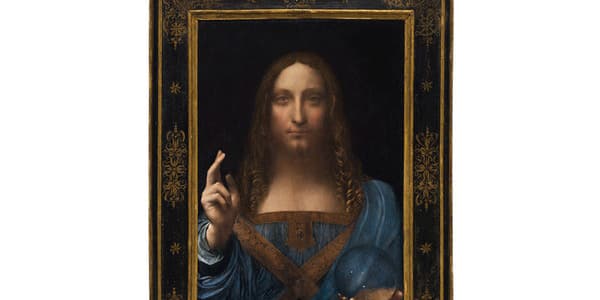 Vente Aux Enchères "Salvator Mundi" Leonard da Vinci Par Christie's
