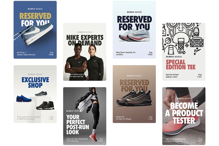 Nike Lance “NikePlus Unlocks” Un Contenu Exclusif Dédié Membres De L’Application Mobile