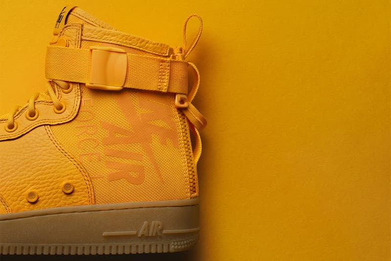 Odell Beackham Nike AF1 SF-AF1 Mid Yellow Mustard