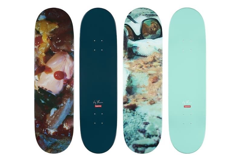 Planches De Skateboard Supreme Cindy Sherman Bleu Canard Pastel Photographie Untitled #181 Untitled #175 Série Grotesque