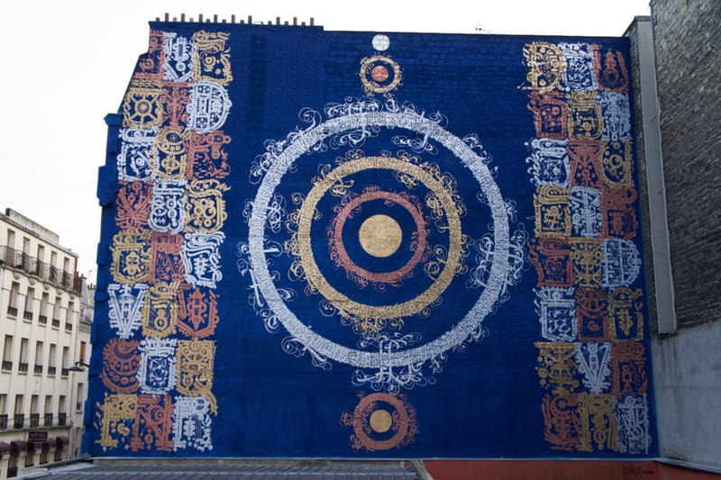 Tarek Benaoum Dévoile Une Peinture Murale De 350m2