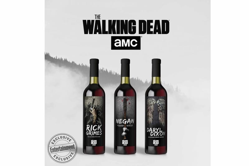 Une Bouteille De Vin Aux Couleurs De The Walking Dead