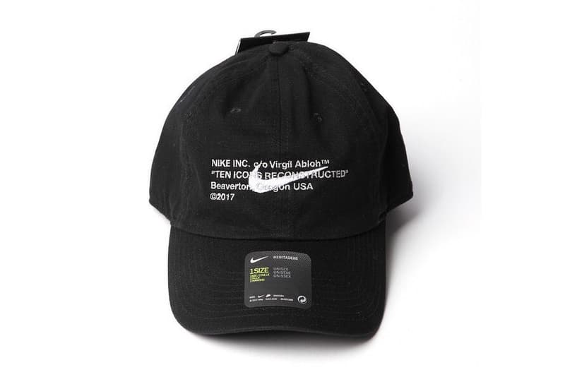 Lancement Casquette Virgil Abloh x Nike COMME des GARÇONS Séoul