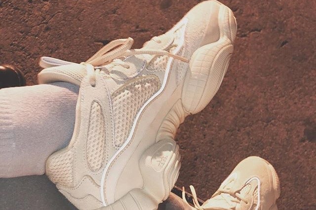 adidas Yeezy Mud Rat 500 Kanye West Kim Kardashian adidas Originals Instagram Exclusive White Sneakers