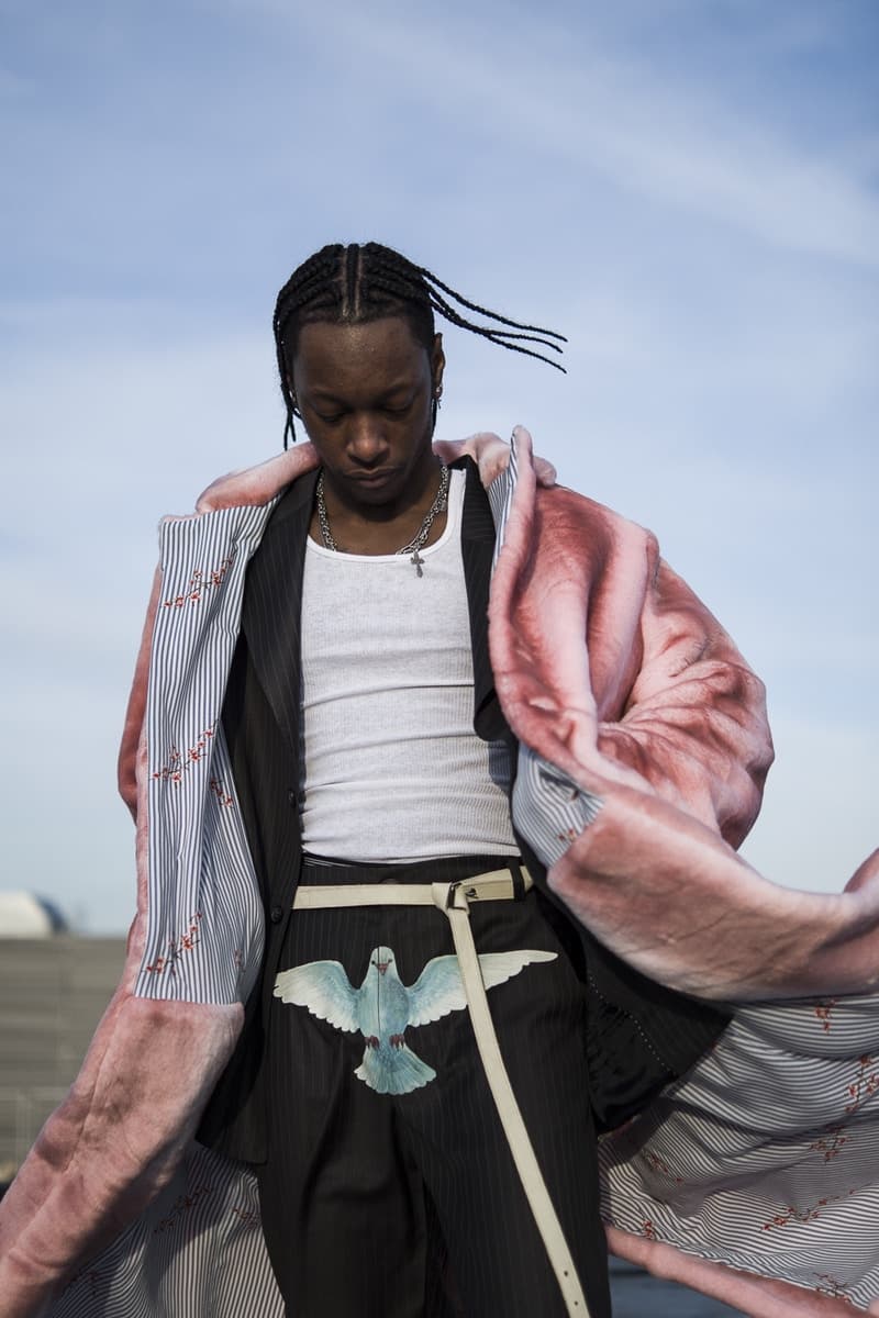 Collection Automne/Hiver 2018 3.PARADIS Manteau Oversize Rose