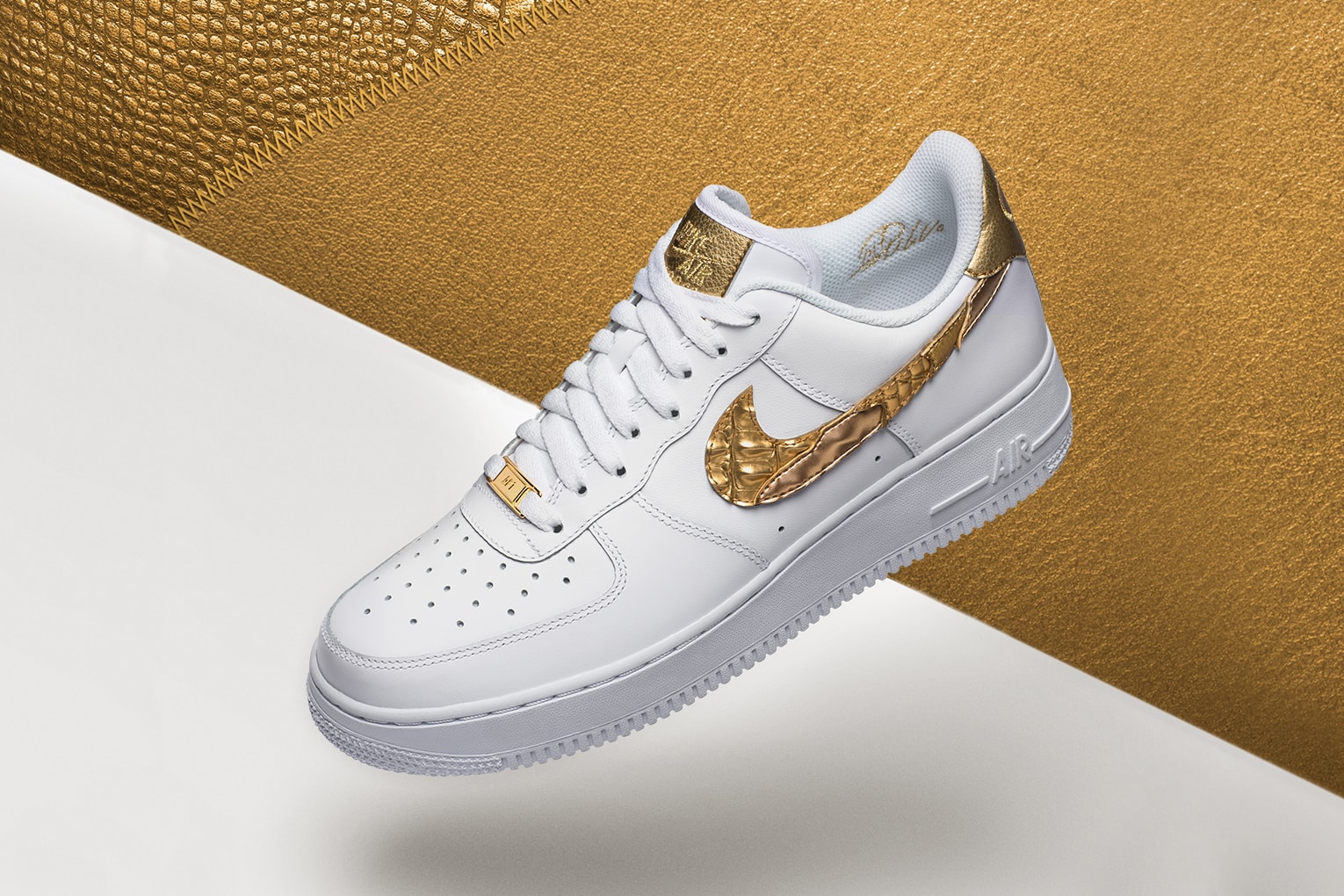 Nike Air Force One CR7 Hommage Cristiano Ronaldo Golden Patchwork