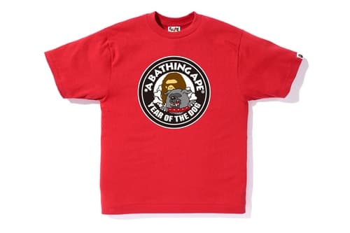 Tee-shirt BAPE Rouge "Year of The Dog"