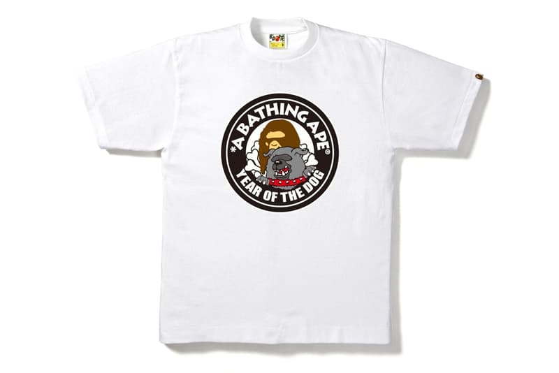 Tee-shirt BAPE Rouge "Year of The Dog"