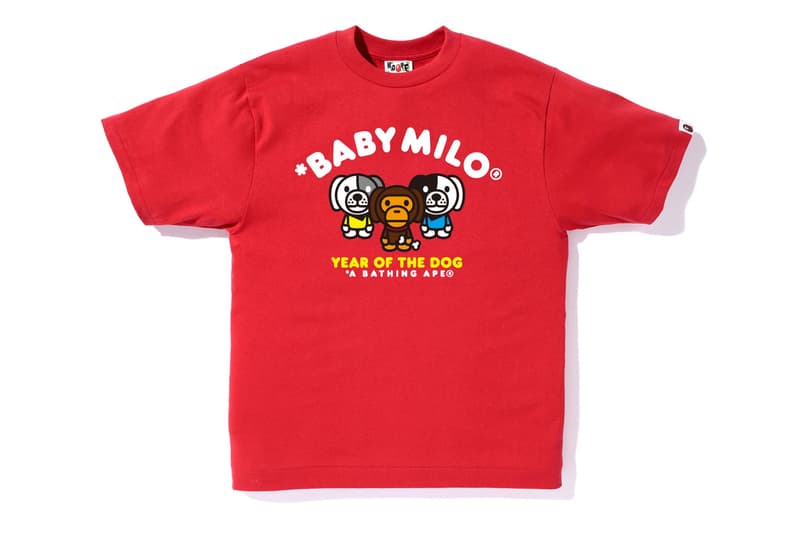 Tee-shirt BAPE Rouge "Year of The Dog"