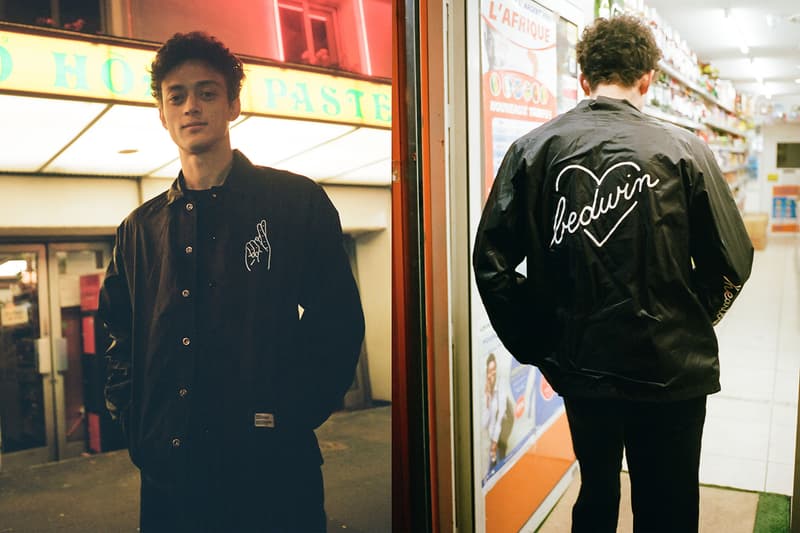 BEDWIN & THE HEARTBREAKERS Jean André Coach Jacket Noir