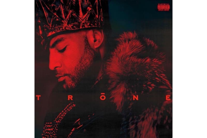 Booba Pochette Trône Couronne Rouge Noir