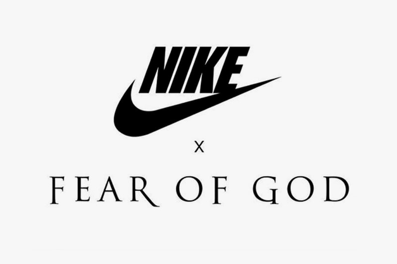 Logo Collaboration Nike x Fear Of God