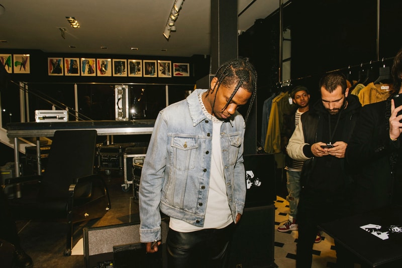 Signature Des Vinyles Travis Scott x Saint Laurent Chez Colette Concept Store Paris 213 Rue Saint-Honoré