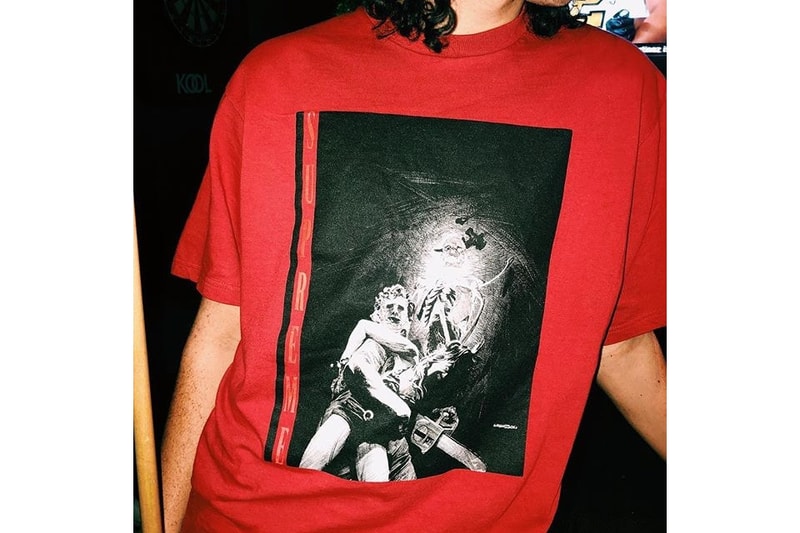 Tee-shirt Supreme Rouge The Texas Chainsaw Massacre