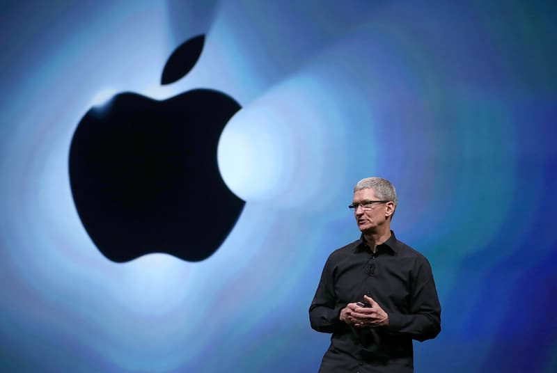 Portrait De Tim Cook Lors D'Une Keynote Apple