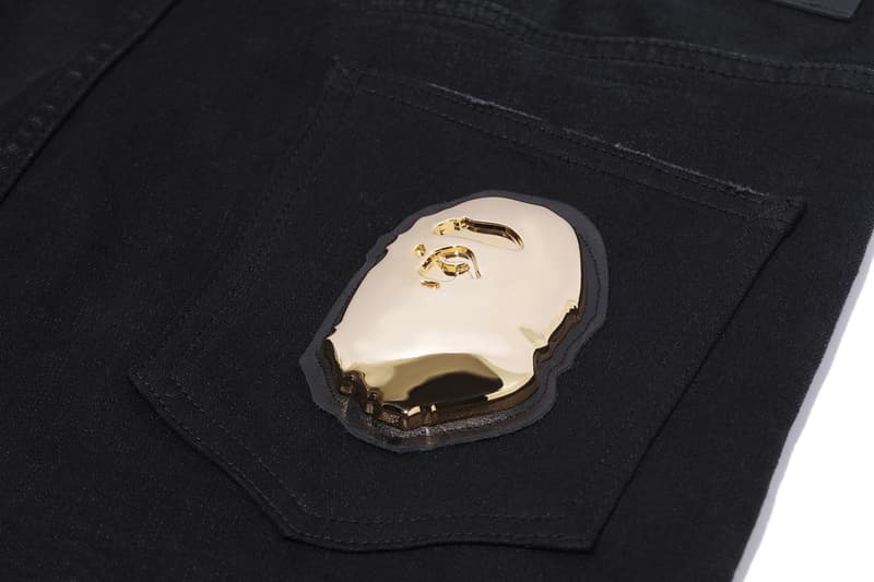 BAPE A BATHING APE® BLACK Haut De Gamme Noir Or