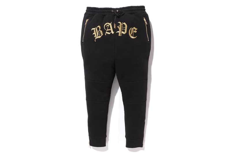 BAPE A BATHING APE® BLACK Haut De Gamme Noir Or