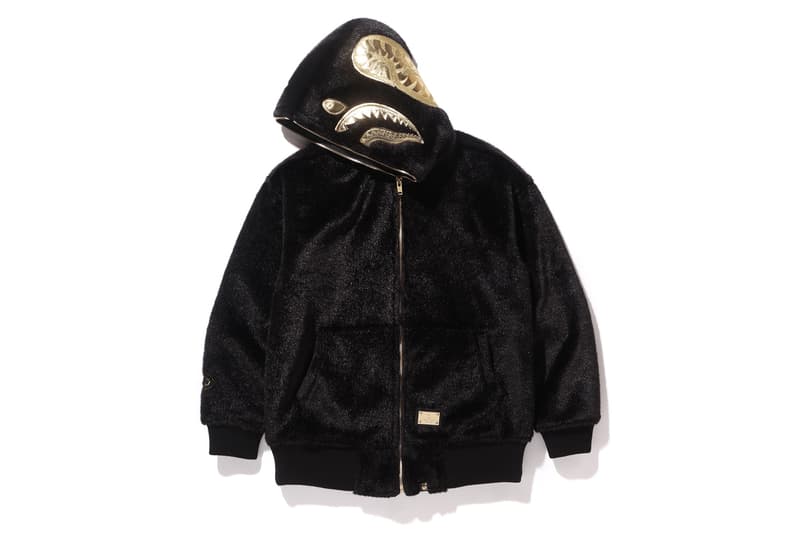 BAPE A BATHING APE® BLACK Haut De Gamme Noir Or