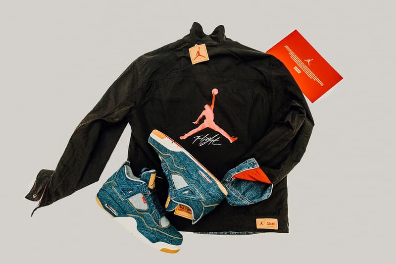 Jordan Brand Levi's Air Jordan 4 Veste Jean Réversible Flight Suit