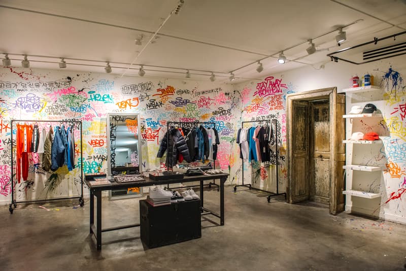 Images Du Pop-Up Store Streetwear De Merci