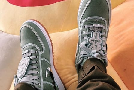 Un Aperçu De La Air Force 1 De Travis Scott En "Cactus Green"