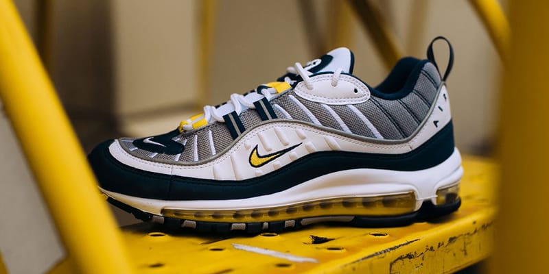 nike air max 98 bleu jaune