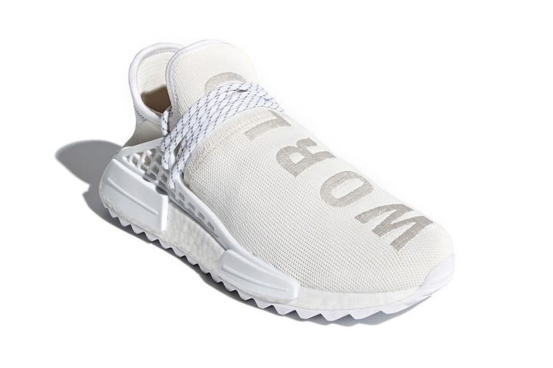 Gros Plan Sur La Pharrell x adidas Hu NMD "Blank Canvas"