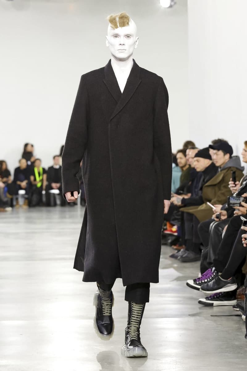 Rick Owens Paris Fashion Week Fall Winter 2018