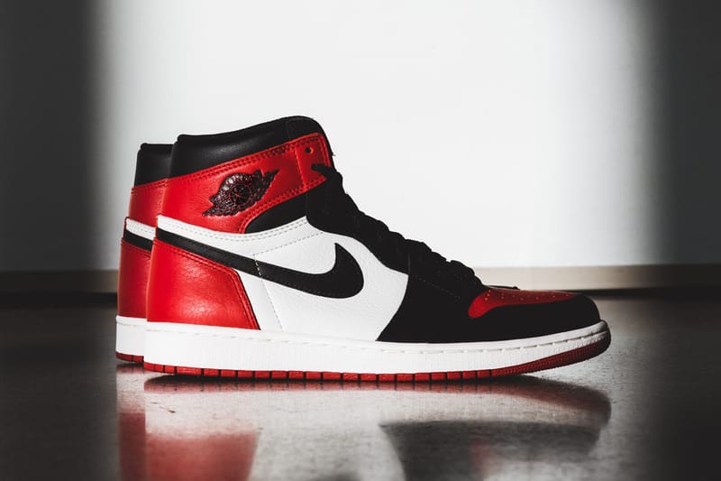 jordan1 bred toe