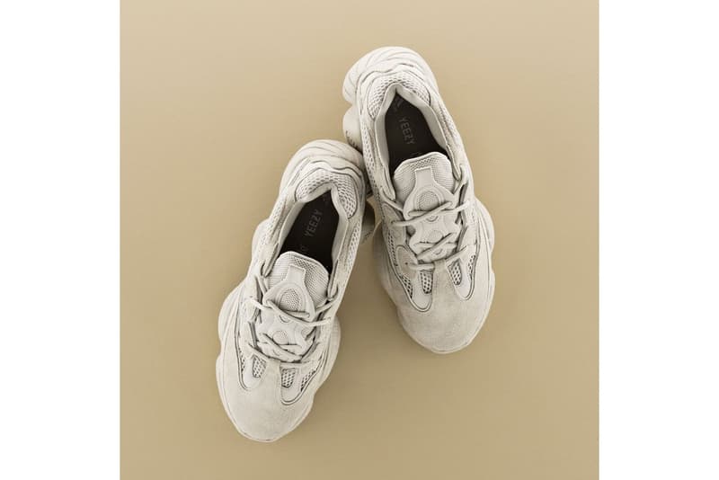 YEEZY 500 Blush gros plan