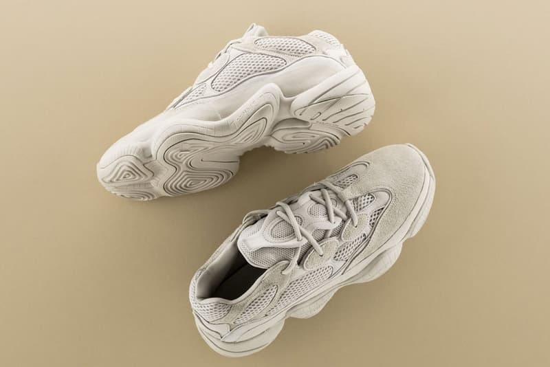 YEEZY 500 Blush gros plan