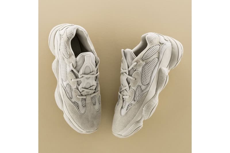 YEEZY 500 Blush gros plan