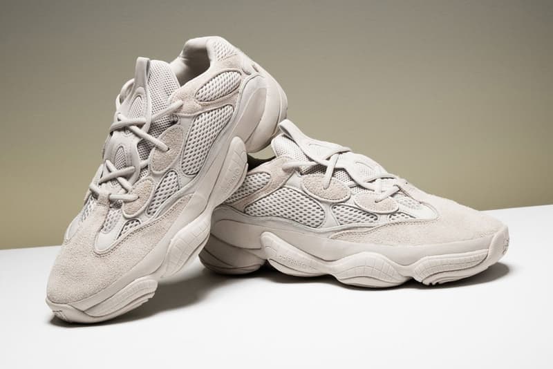 YEEZY 500 Blush gros plan