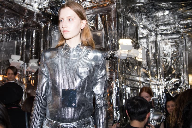 MM6 Maison Margiela Collection Argentée Automne/Hiver 2018
