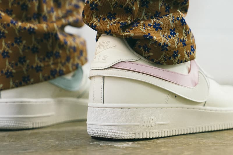 Gros Plan Sur La Nike Air Force 1 "Swoosh Pack"