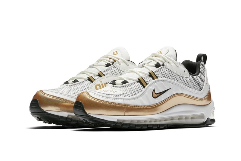 air max blanche et doré