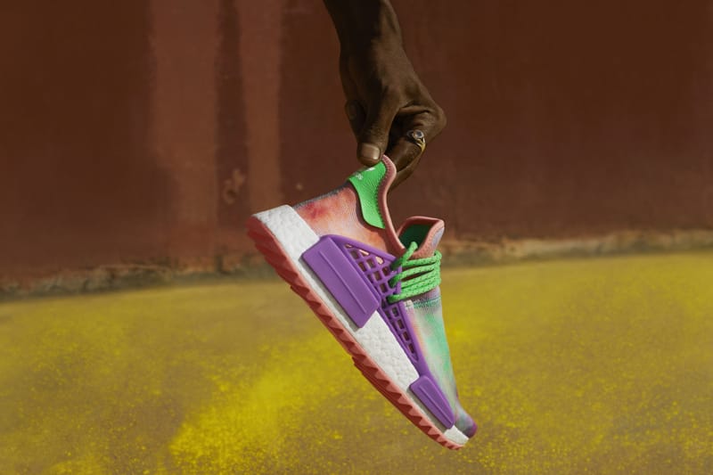 Découvrez La Collection “Hu Holi Powder Dye” adidas Originals by Pharrell Williams Pour Le Printemps 2018