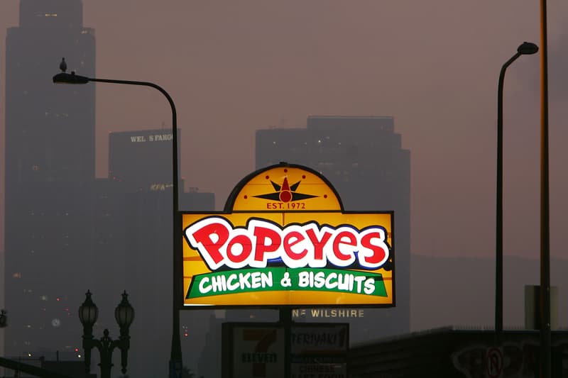 Enseigne Popeyes États-Unis