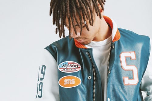 Sneakersnstuff Collabore Avec Vanson Leathers Pour L’Édition Limitée D’Une Veste Universitaire