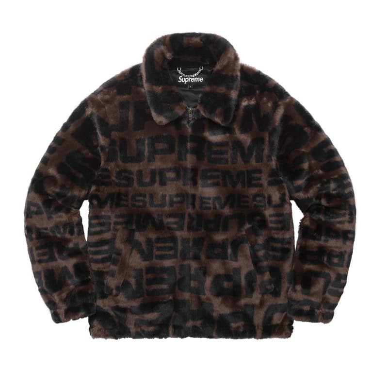 Vestes Supreme Collection Printemps/Été 2018