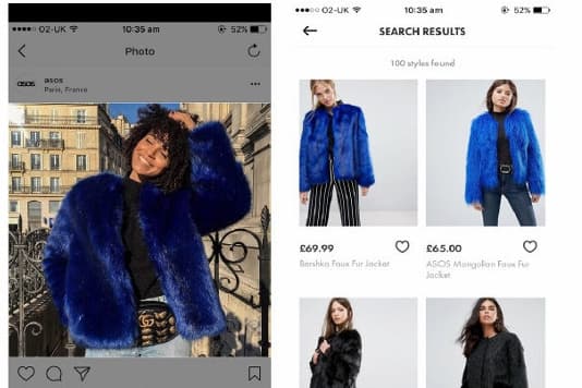 ASOS Style Match Recherche Visuelle Application Mobile iOS Google Play